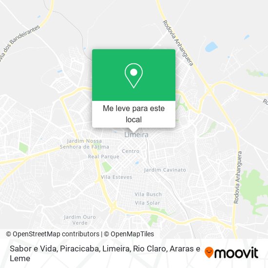 Sabor e Vida mapa