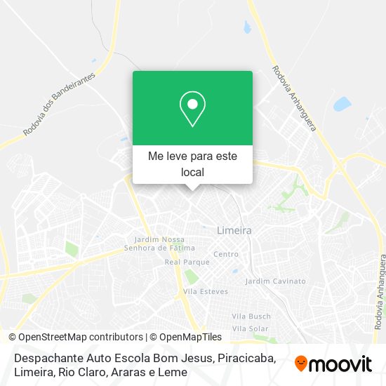 Despachante Auto Escola Bom Jesus mapa