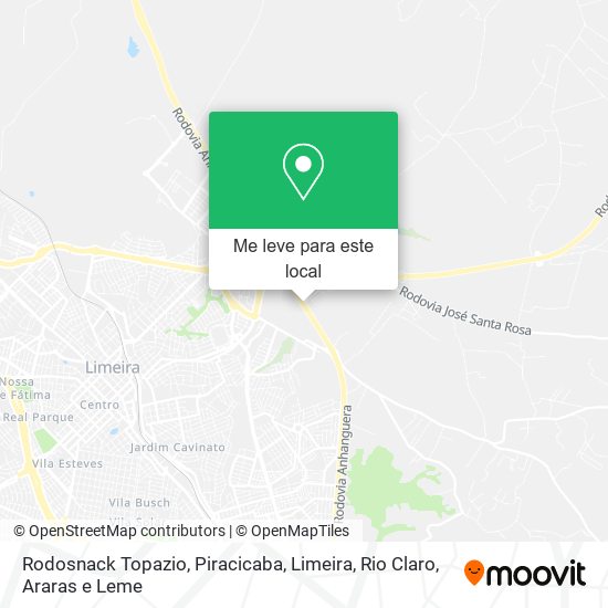 Rodosnack Topazio mapa