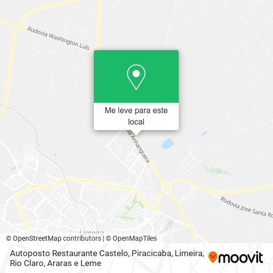 Autoposto Restaurante Castelo mapa