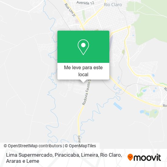 Lima Supermercado mapa