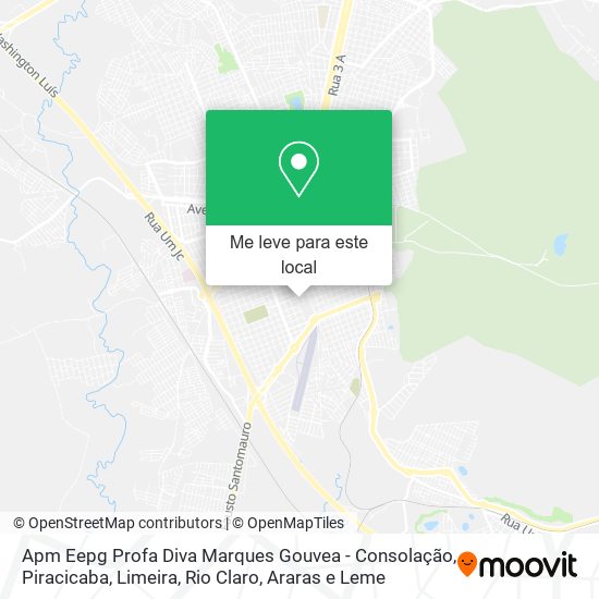 Apm Eepg Profa Diva Marques Gouvea - Consolação mapa