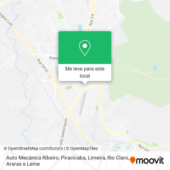 Auto Mecânica Ribeiro mapa