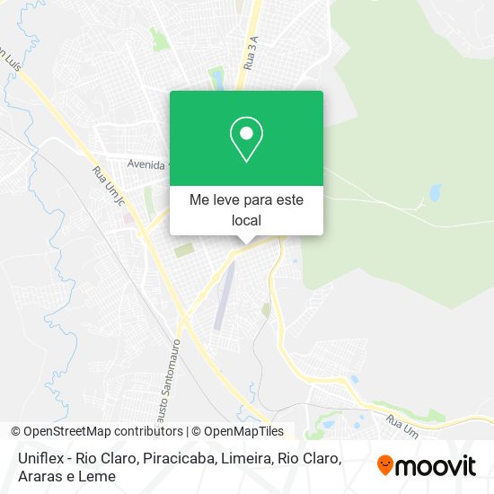 Uniflex - Rio Claro mapa