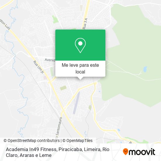 Academia In49 Fitness mapa
