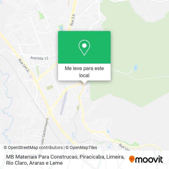 MB Materiais Para Construcao mapa