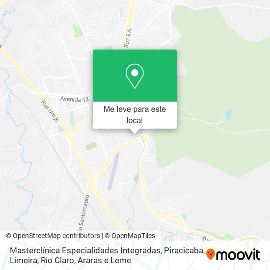 Masterclínica Especialidades Integradas mapa