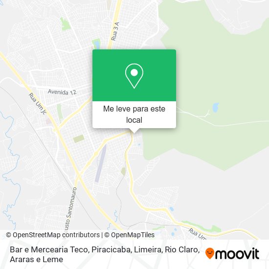 Bar e Mercearia Teco mapa