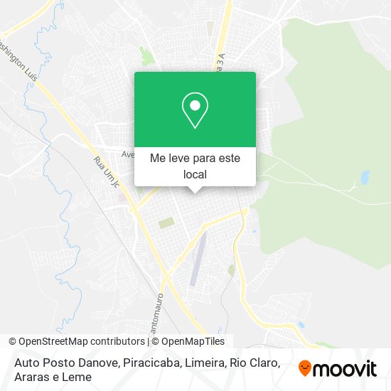 Auto Posto Danove mapa