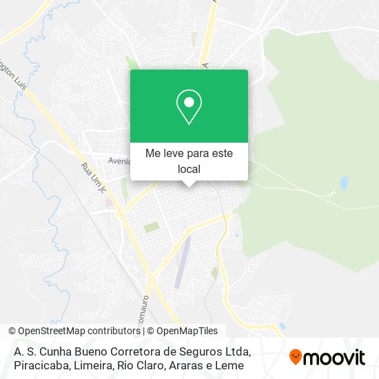 A. S. Cunha Bueno Corretora de Seguros Ltda mapa