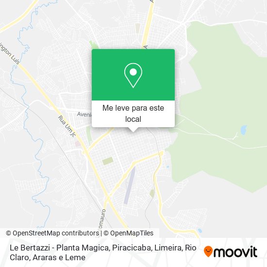 Le Bertazzi - Planta Magica mapa
