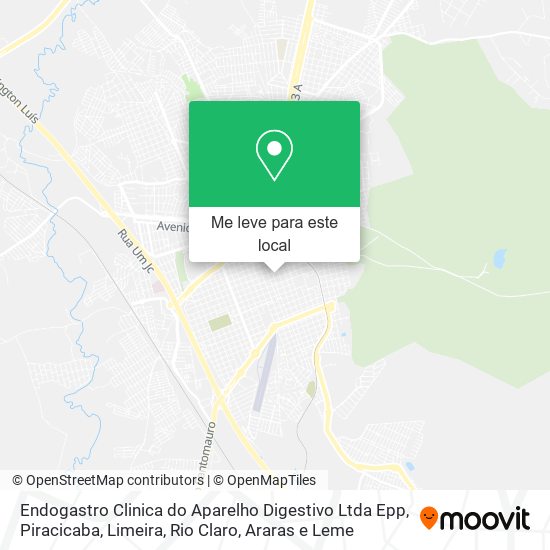 Endogastro Clinica do Aparelho Digestivo Ltda Epp mapa