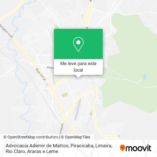 Advocacia Ademir de Mattos mapa