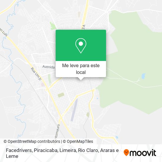 Facedrivers mapa