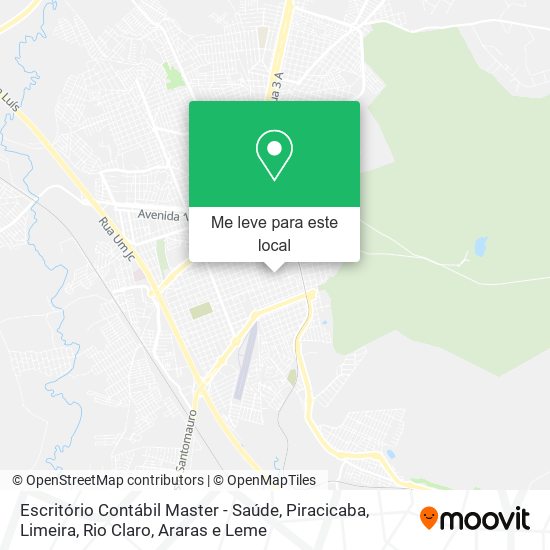 Escritório Contábil Master - Saúde mapa