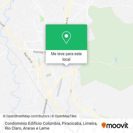 Condomínio Edifício Colúmbia mapa