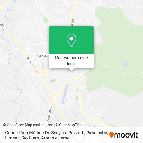 Consultório Médico Dr. Sérgio a Pezzotti mapa