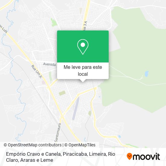 Empório Cravo e Canela mapa