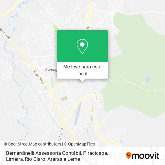 Bernardinelli Assessoria Contábil mapa