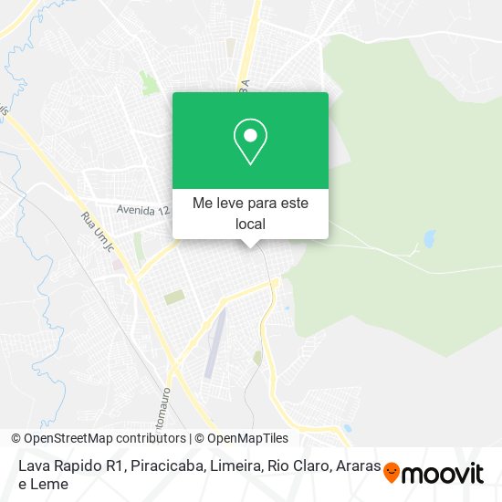 Lava Rapido R1 mapa