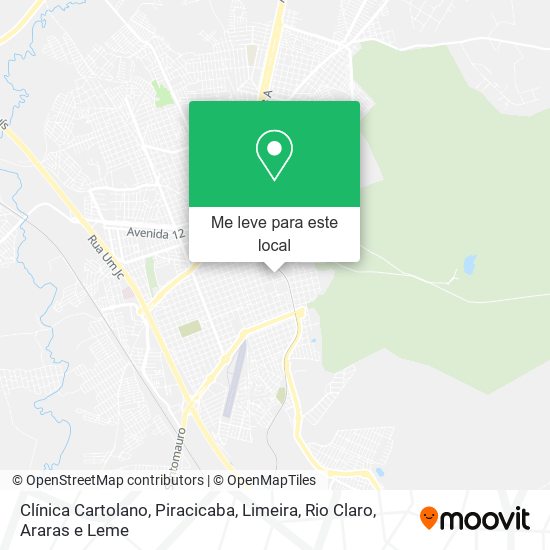Clínica Cartolano mapa