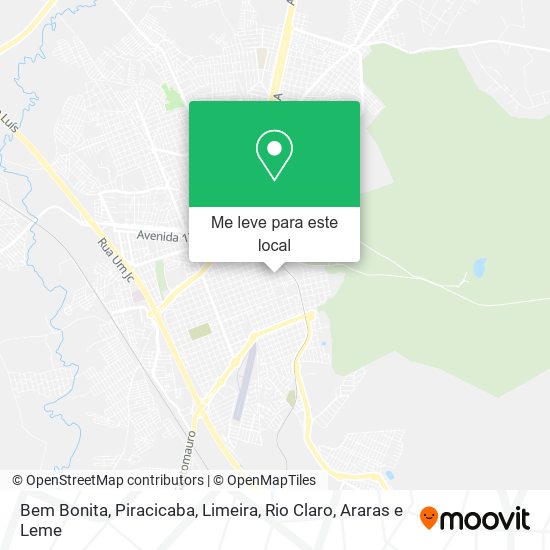 Bem Bonita mapa