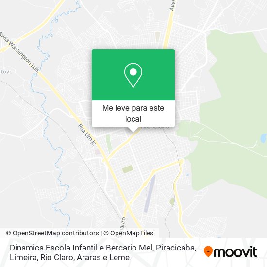 Dinamica Escola Infantil e Bercario Mel mapa