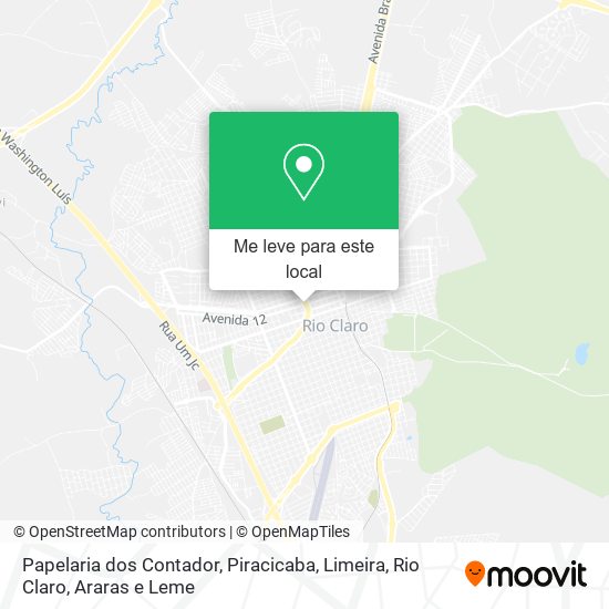 Papelaria dos Contador mapa