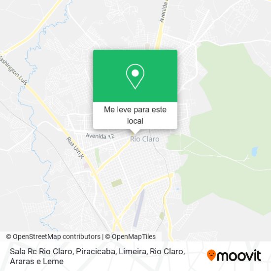 Sala Rc Rio Claro mapa