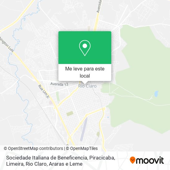 Sociedade Italiana de Beneficencia mapa