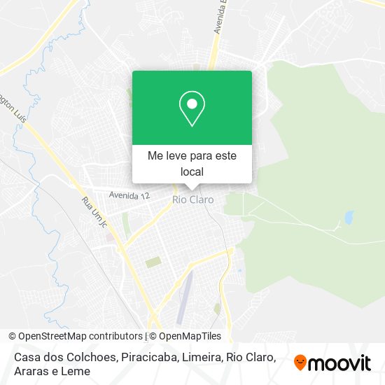 Casa dos Colchoes mapa