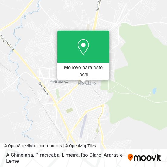 A Chinelaria mapa
