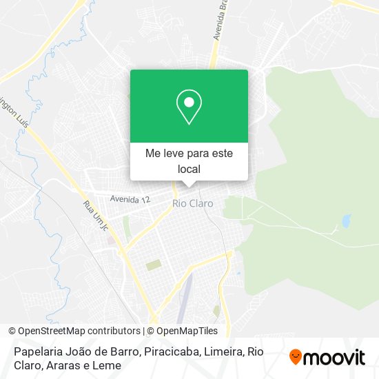 Papelaria João de Barro mapa