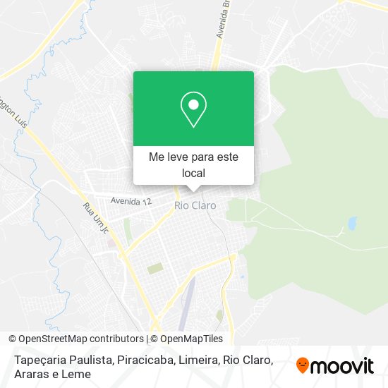 Tapeçaria Paulista mapa