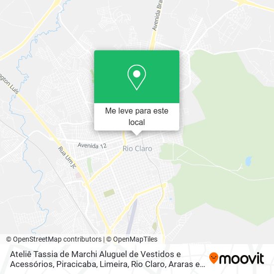Ateliê Tassia de Marchi Aluguel de Vestidos e Acessórios mapa