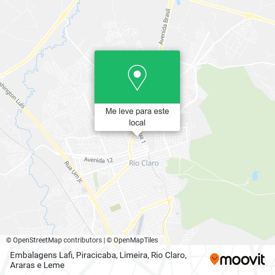 Embalagens Lafi mapa