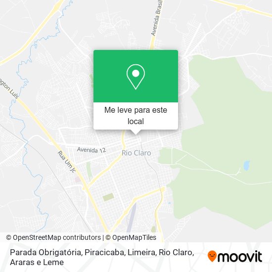 Parada Obrigatória mapa