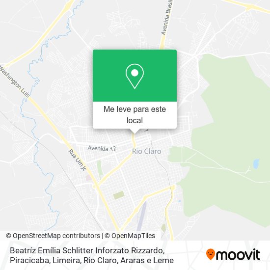 Beatríz Emília Schlitter Inforzato Rizzardo mapa