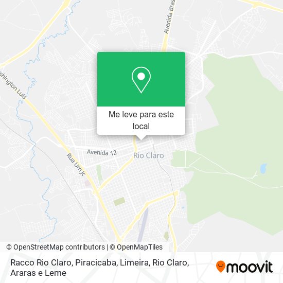 Racco Rio Claro mapa