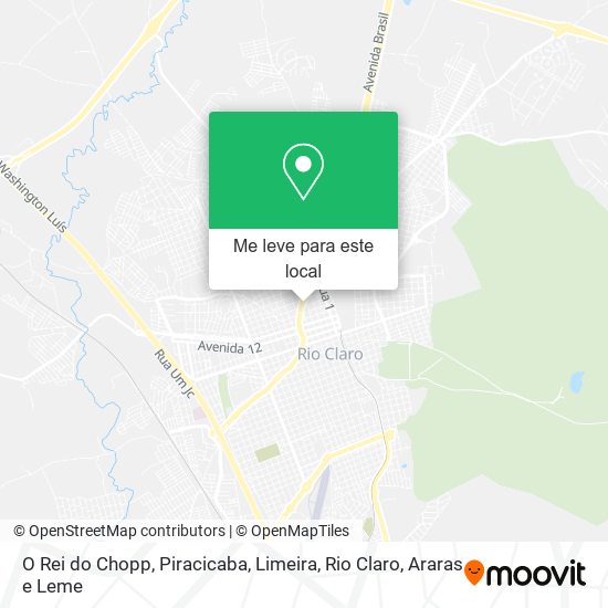 O Rei do Chopp mapa