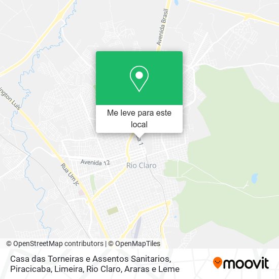 Casa das Torneiras e Assentos Sanitarios mapa