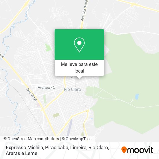 Expresso Michila mapa
