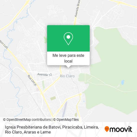 Igreja Presbiteriana de Batovi mapa