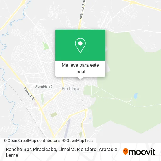 Rancho Bar mapa
