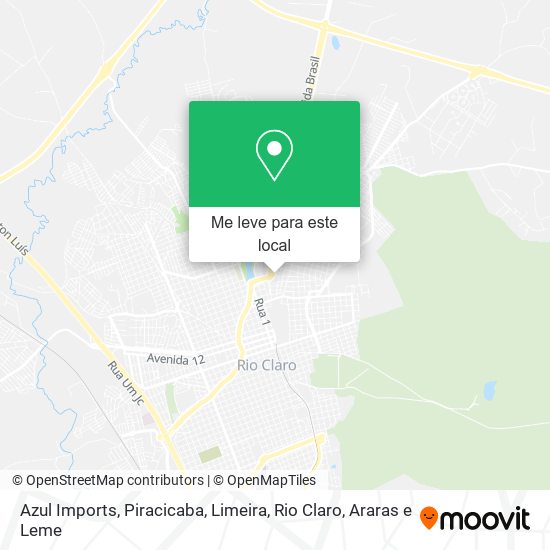 Azul Imports mapa