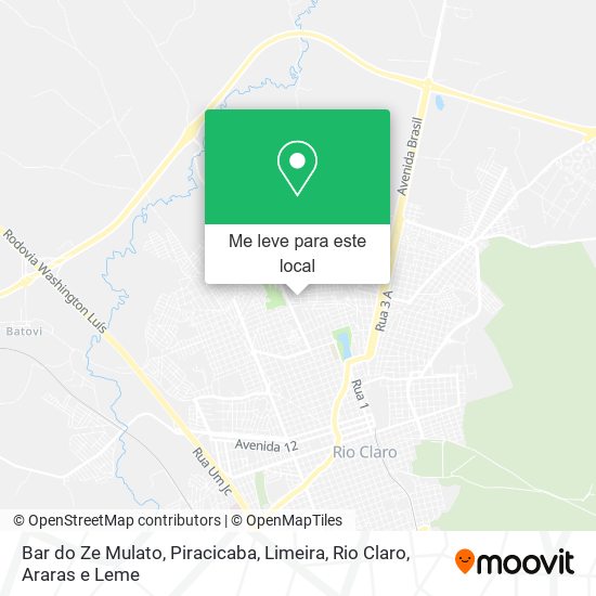 Bar do Ze Mulato mapa