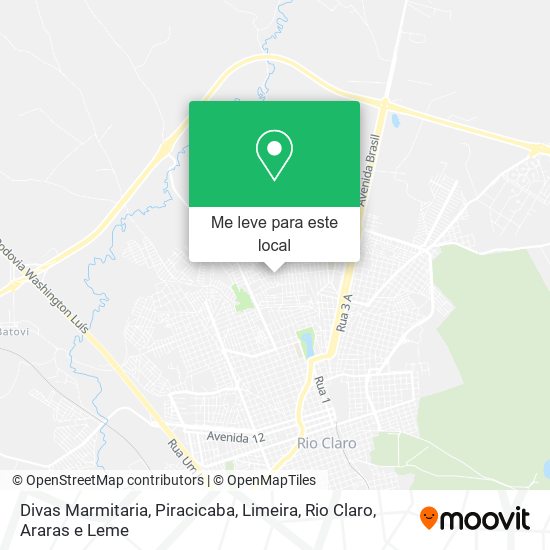 Divas Marmitaria mapa