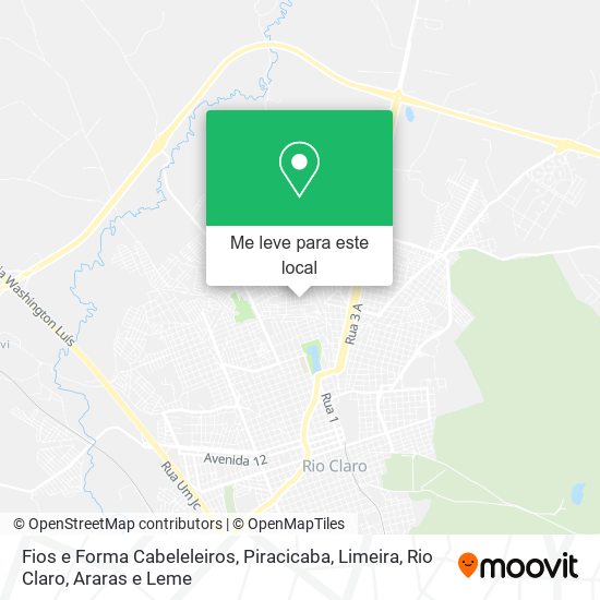 Fios e Forma Cabeleleiros mapa