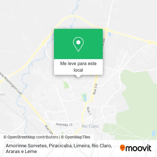 Amorinne Sorvetes mapa