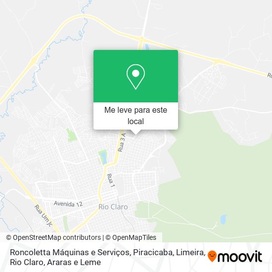 Roncoletta Máquinas e Serviços mapa